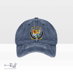 Irish House of MACDONNELL (of the Glens) Coat of Arms Family Crest Ireland Denim Cap