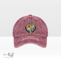 Irish House of MACDONNELL (of the Glens) Coat of Arms Family Crest Ireland Denim Cap