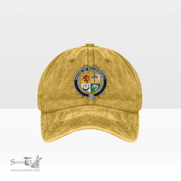 Irish House of MACDONNELL (of the Glens) Coat of Arms Family Crest Ireland Denim Cap