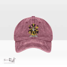 Irish Giles or Gyles Coat of Arms Family Crest Ireland Denim Cap