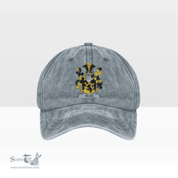 Irish Giles or Gyles Coat of Arms Family Crest Ireland Denim Cap