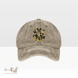 Irish Giles or Gyles Coat of Arms Family Crest Ireland Denim Cap