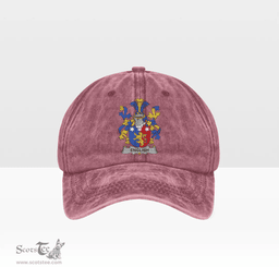 Irish English Coat of Arms Family Crest Ireland Denim Cap