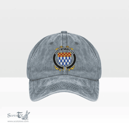 Irish House of FLEMING Coat of Arms Family Crest Ireland Denim Cap