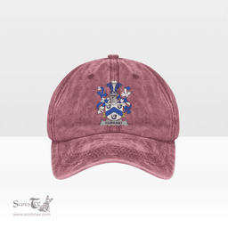 Irish Durrant Coat of Arms Family Crest Ireland Denim Cap