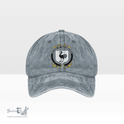 Irish House of MACMAHON (Oriel) Coat of Arms Family Crest Ireland Denim Cap