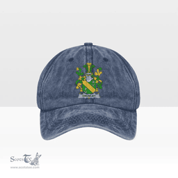 Irish Grumley Coat of Arms Family Crest Ireland Denim Cap