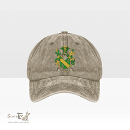 Irish Grumley Coat of Arms Family Crest Ireland Denim Cap
