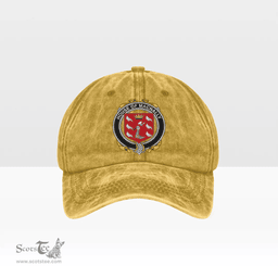 Irish House of MACNALLY Coat of Arms Family Crest Ireland Denim Cap