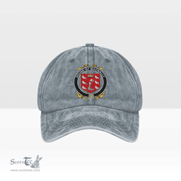 Irish House of MACNALLY Coat of Arms Family Crest Ireland Denim Cap