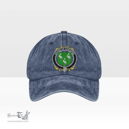 Irish House of AHEARNE (Aherne) Coat of Arms Family Crest Ireland Denim Cap
