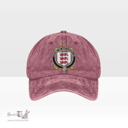 Irish House of MACCOGHLAN Coat of Arms Family Crest Ireland Denim Cap