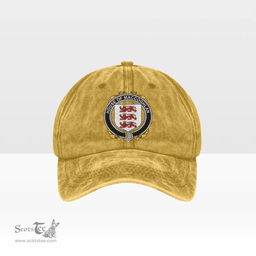 Irish House of MACCOGHLAN Coat of Arms Family Crest Ireland Denim Cap