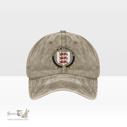 Irish House of MACCOGHLAN Coat of Arms Family Crest Ireland Denim Cap