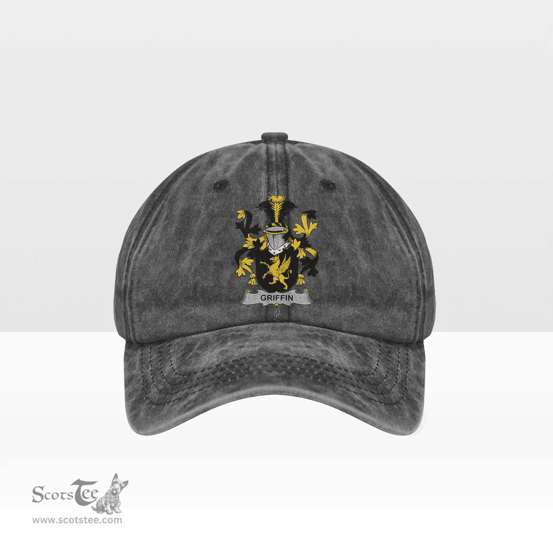 Irish Griffin or O Griffy Coat of Arms Family Crest Ireland Denim Cap