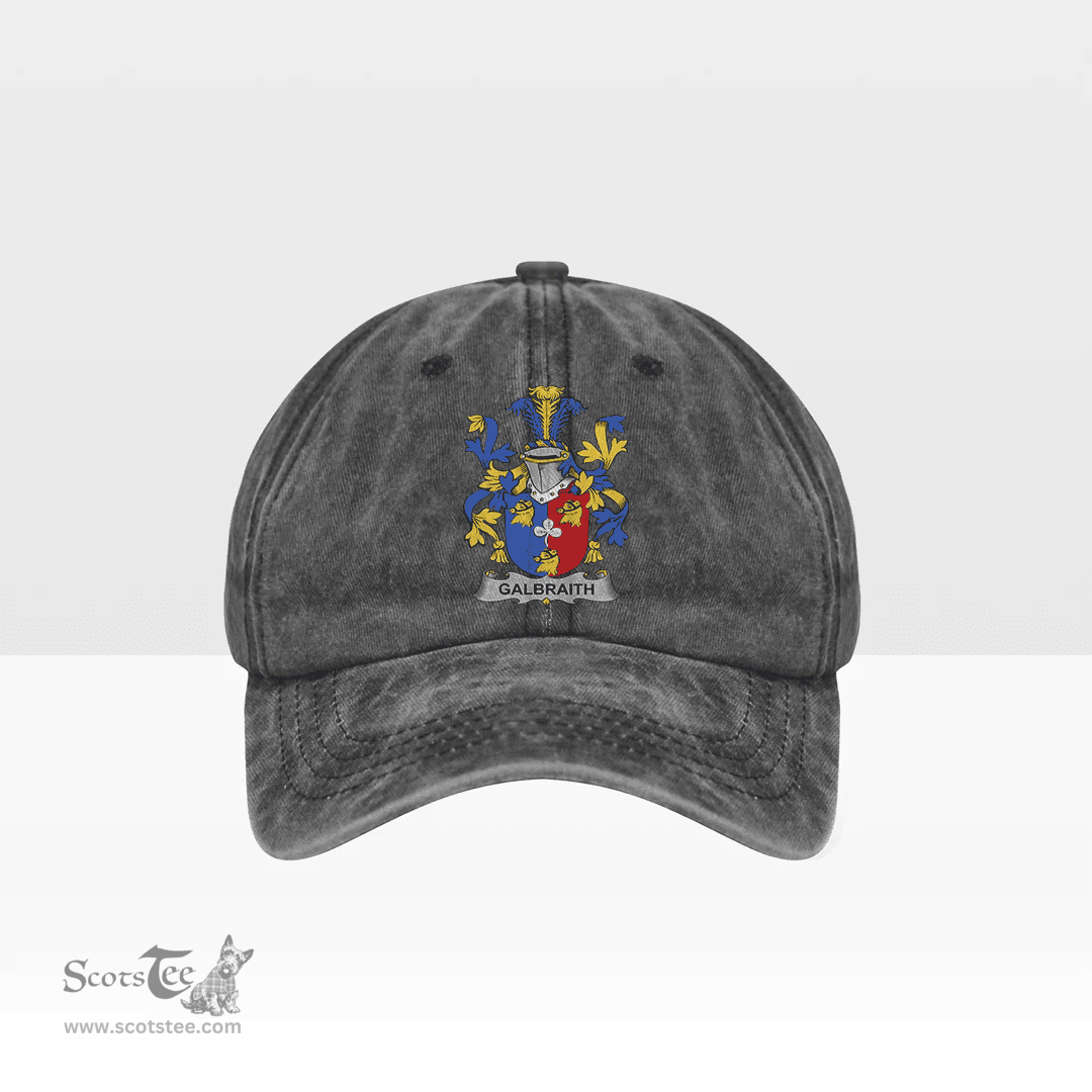 Irish Galbraith Coat of Arms Family Crest Ireland Denim Cap