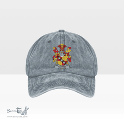 Irish Hannon or O Hannon Coat of Arms Family Crest Ireland Denim Cap