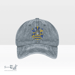 Irish Fitz Eustace Coat of Arms Family Crest Ireland Denim Cap