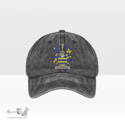 Irish Fitz Eustace Coat of Arms Family Crest Ireland Denim Cap