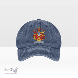 Irish Edgeworth Coat of Arms Family Crest Ireland Denim Cap