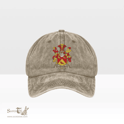 Irish Edgeworth Coat of Arms Family Crest Ireland Denim Cap