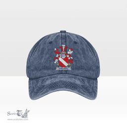 Irish Folliott Coat of Arms Family Crest Ireland Denim Cap