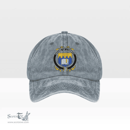 Irish House of CONROY (O MULCONRY) Coat of Arms Family Crest Ireland Denim Cap