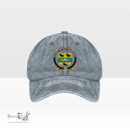 Irish House of MACSWEENEY Coat of Arms Family Crest Ireland Denim Cap
