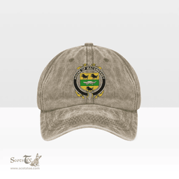 Irish House of MACSWEENEY Coat of Arms Family Crest Ireland Denim Cap