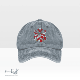 Irish Fitz Stephens Coat of Arms Family Crest Ireland Denim Cap