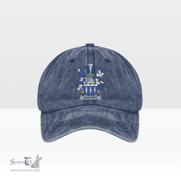 Irish Hackett Coat of Arms Family Crest Ireland Denim Cap