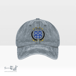 Irish House of DARCY Coat of Arms Family Crest Ireland Denim Cap
