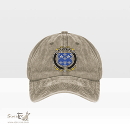 Irish House of DARCY Coat of Arms Family Crest Ireland Denim Cap