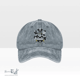 Irish Fitz Simon Coat of Arms Family Crest Ireland Denim Cap