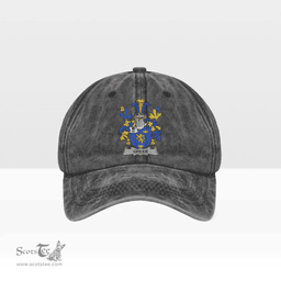 Irish Greer Coat of Arms Family Crest Ireland Denim Cap