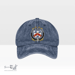 Irish House of MACDERMOT Coat of Arms Family Crest Ireland Denim Cap