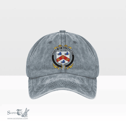 Irish House of MACDERMOT Coat of Arms Family Crest Ireland Denim Cap