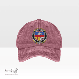 Irish House of MACEVOY Coat of Arms Family Crest Ireland Denim Cap