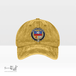 Irish House of MACEVOY Coat of Arms Family Crest Ireland Denim Cap