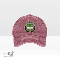 Irish House of MACKENNA Coat of Arms Family Crest Ireland Denim Cap