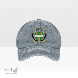 Irish House of MACKENNA Coat of Arms Family Crest Ireland Denim Cap