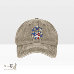 Irish Halligan or O Halligan Coat of Arms Family Crest Ireland Denim Cap