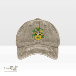 Irish Grehan or O Greaghan Coat of Arms Family Crest Ireland Denim Cap