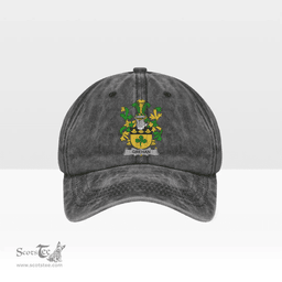 Irish Grehan or O Greaghan Coat of Arms Family Crest Ireland Denim Cap