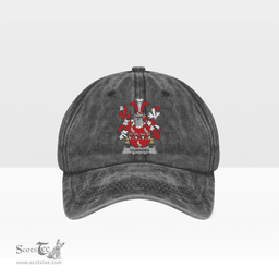 Irish Gunning or O Gunning Coat of Arms Family Crest Ireland Denim Cap