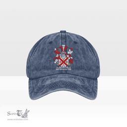 Irish Fitz Garrett Coat of Arms Family Crest Ireland Denim Cap