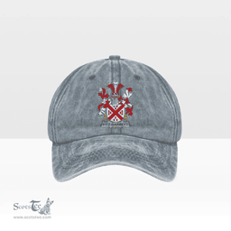 Irish Fitz Garrett Coat of Arms Family Crest Ireland Denim Cap