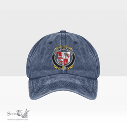 Irish House of O RIORDAN Coat of Arms Family Crest Ireland Denim Cap