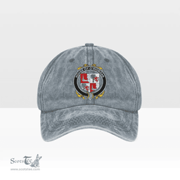 Irish House of O RIORDAN Coat of Arms Family Crest Ireland Denim Cap