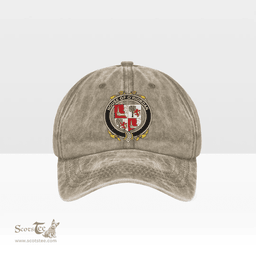 Irish House of O RIORDAN Coat of Arms Family Crest Ireland Denim Cap